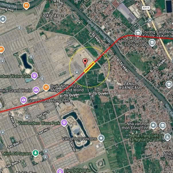 Vị Trí Xây Dựng Ga Metro Tại Vinhomes Ocean Park 1,2 và 3. Siêu đô thị TOD phía Đông Hà Nội hình thành 9 Vi tri ga Metro Vinhomes Ocean Park 2 va 3 Hung Yen